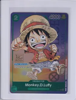 Monkey.D.Luffy (037) (1st Anniversary Tournament) P-037 One Piece Promotion... - Image 1