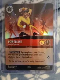 Powerline - Musical Superstar (Epic) 215/204 Fabled Holo NM Disney Lorcana TCG - Image 1