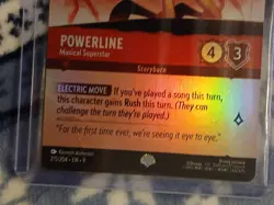 Powerline - Musical Superstar (Epic) 215/204 Fabled Holo NM Disney Lorcana TCG - Image 5