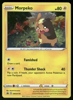 Morpeko SWSH116 NM Holo SWSH: Sword & Shield Promo Cards - Image 1