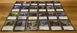 Black MTG Cards Lot Rare, Foil, Land, And More Magic The Gathering Cards! - Image 1