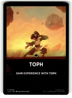 Toph Theme Card 45 Token Avatar: The Last Airbender Magic: The Gathering NM - Image 1