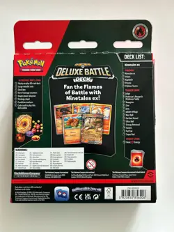 Pokemon Deluxe Battle Deck: Ninetales ex 60 Card Deck Sealed English 2024 - Image 1
