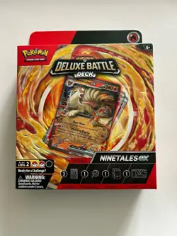 Pokemon Deluxe Battle Deck: Ninetales ex 60 Card Deck Sealed English 2024 - Image 2