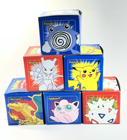 Pokemon 23k Burger King Gold Plated Trading Card Set Red/Blue Box Lot Of 6 Rare - Image 1