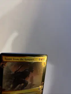 Taunt From The Rampart Showcase Scrolls Foil Card #0481 MTG LP - Image 3
