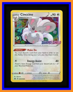 Cinccino - SWSH009 - Black Star Promo - Prerelease Holo Promo - Pokemon Card - Image 1