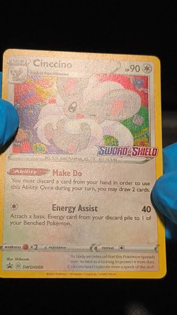 Cinccino - SWSH009 - Black Star Promo - Prerelease Holo Promo - Pokemon Card - Image 2