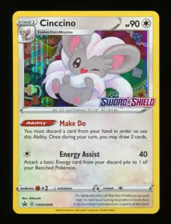 Cinccino - SWSH009 - Black Star Promo - Prerelease Holo Promo - Pokemon Card - Image 4