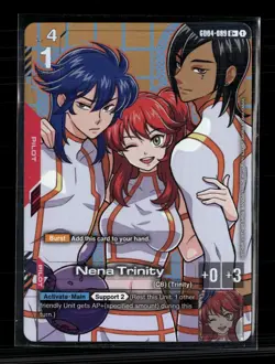 Gundam Card Game Nena Trinity (R+) Phantom Aria R+ • GD04-089 Holofoil - Image 1