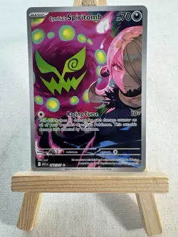 Cynthias Spiritomb SR 244/217 Ascended Heroes Full Art Pokemon Card Near Mint - Image 1