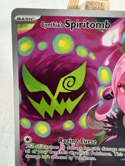 Cynthias Spiritomb SR 244/217 Ascended Heroes Full Art Pokemon Card Near Mint - Image 2