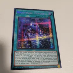 Yugioh Nightmare Throne MP25-EN072 1st Edition Prismatic Secret Rare NM - Image 1