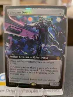 Chrome Dome (Extended Art) [TMT - 276] - NM [Foil] TCG MTG - Image 1