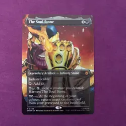 MTG the Soul Stone (Borderless) Marvel's Spider-Man Foil Near Mint Ungraded - Image 3