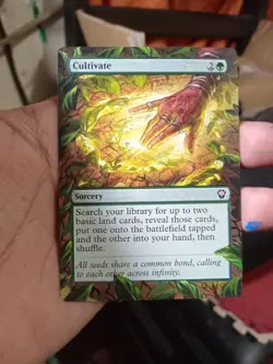 Cultivate MTG Dominaria United Commander Hand Painted Extended Full Altered Art - Image 1