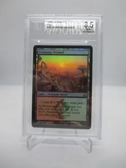 Stomping Ground - Foil Magic mtg Guildpact BGS Beckett Graded 8.5 - Image 1