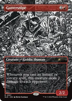 Guttersnipe Kevin Eastman Black & White Secret Lair 2357 Near Mint - Image 1