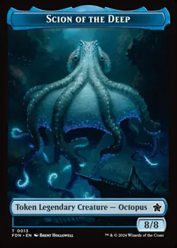 MTG Koma's Coil/Scion of the Deep Foundations Token NM - Image 2