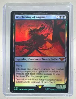Witch-king of Angmar 2023 MTG Lord the Rings Tales Middle-Earth #0114 Foil (A) - Image 1