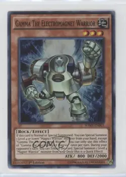 Gamma the Electromagnet Warrior 1st Ed. YuGiOh Structure Deck: Yugi Muto - Image 1