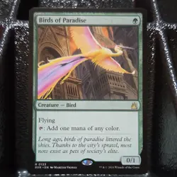 Wizards of the Coast Magic: The Gathering Birds of Paradise Rare Green Ravnica … - Image 1
