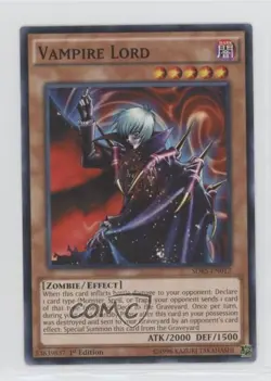 Vampire Lord 1st Ed. YuGiOh Structure Deck: Seto Kaiba #SDKS-EN012 - Image 1