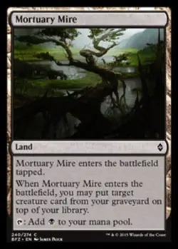 Mortuary Mire Battle for Zendikar Lightly Played, English - Image 1