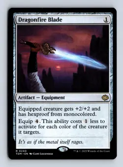 Dragonfire Blade 240 R Tarkir: Dragonstorm Magic: The Gathering NM/M - Image 1