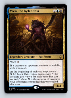 Vren, the Relentless English Bloomburrow R 239 - Image 1