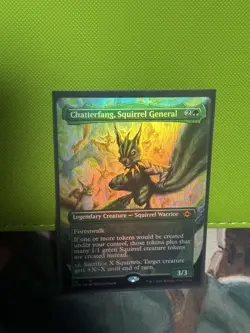 Chatterfang, Squirrel General retro frame MH2 Foil Borderless pack fresh NM - Image 1