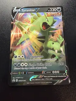 Tyranitar V - SWSH109 Promo Holo SWSH: Sword & Shield Promo Cards NM Pokemon - Image 1