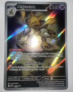 Pokemon Alakazam TCG Black Star Promo Card MEP 009 NM Condition - Image 1