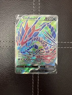 Pokemon TCG - Eternatus V SWSH044 - Sword & Shield Promo - LP Ultra Rare (2020) - Image 1