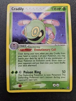 Pokemon EX Power Keepers Cradily Holo Rare 7/108 NEAR MINT - Image 1