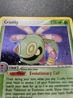 Pokemon EX Power Keepers Cradily Holo Rare 7/108 NEAR MINT - Image 2