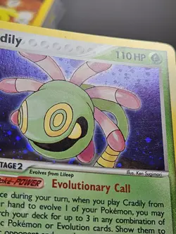 Pokemon EX Power Keepers Cradily Holo Rare 7/108 NEAR MINT - Image 3