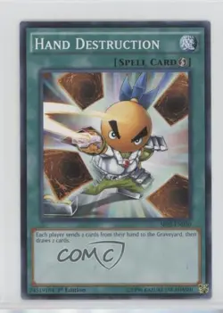 Hand Destruction 1st Ed. YuGiOh Rise of the True Dragons Structure Deck - Image 1