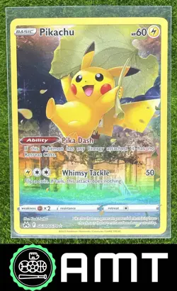 Pikachu 2023 Pokemon Sword & Shield Crown Zenith Galarian Gallery Holo Rare - Image 1