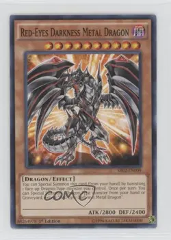Red-Eyes Darkness Metal Dragon 1st Ed. YuGiOh Rise of the True s Structure Deck - Image 1