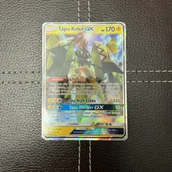 Pokemon TCG - Tapu Koko GX - SM33 - Sun & Moon Promo - LP Ultra Rare (2017) - Image 1