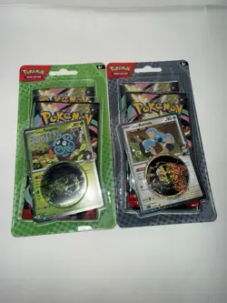 Lot of 2 Pokemon TCG Ascended Heroes Blisters Larrys Komala + Erikas Tangela New - Image 1