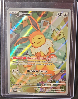 Pokemon Eevee Promo Pokemon Center Card - Image 1