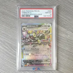 Pokemon Umbreon ex 060/131 Miscellaneous Promo Holo PSA 10 English - Image 1