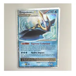 Pokemon Card Empoleon LV.X 120/130 Diamond & Pearl Rare Holo 2007 HP140 - Image 1