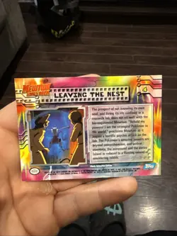 Leaving The Nest Topps HOLO Mewtwo Strikes Back Pokemon Card First Print - Nm - Image 2