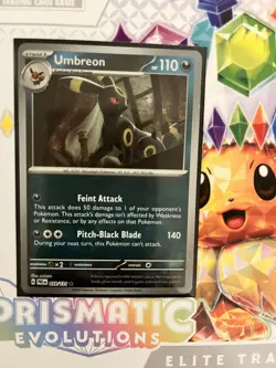 POKEMON UMBREON 59/131 PokeBall-PRISMATIC EVOLUTIONS- ULTRA RARE- FRESH - Image 3