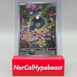 2025 Pokemon Mega Evolution TCG SHROODLE 149/132 Full Art Illustration Rare - Image 1