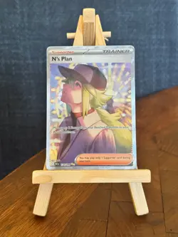 Pokemon N's Plan 170/086 Black Bolt Special Illustration Trainer NM/M+ - Image 1
