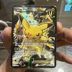 Pikachu EX XY124 XY Promo Holo Pokemon TCG English 130 DAMAGED 2016 Basic - Image 1